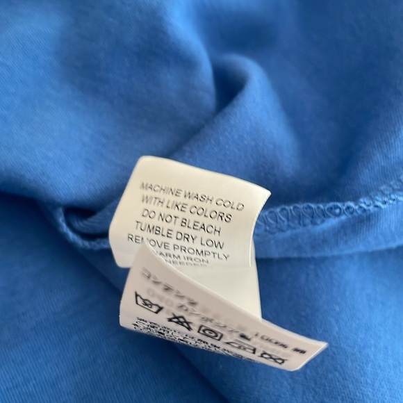 LL Bean bright blue tee shirt - Picture 9 of 9